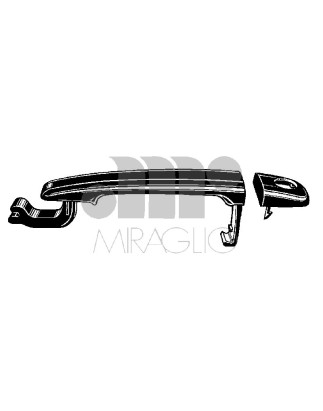 MANIGLIA PORTA EST ANT DX POST DX/SX CITROEN C2 (JM) 2003 2008 OEM 9101W2