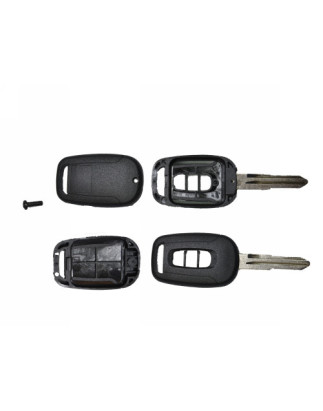 GUSCI PER CHIAVI NERO 3 CON VITE E NO TASTI IN GOMMA HU46 CHEVROLET CAPTIVA 2007 2012