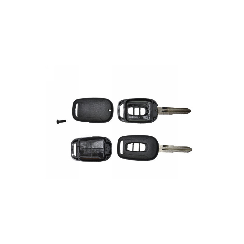 GUSCI PER CHIAVI NERO 3 CON VITE E NO TASTI IN GOMMA HU46 CHEVROLET CAPTIVA 2007 2012