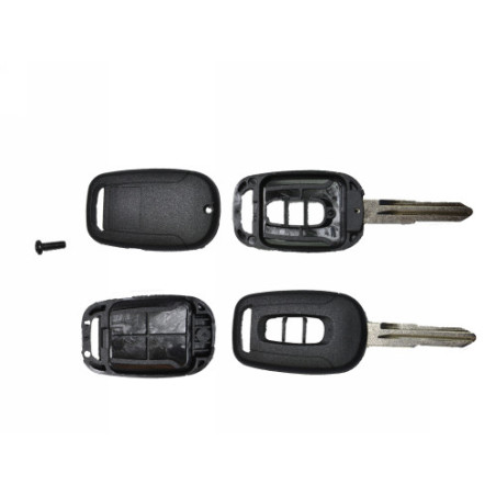 GUSCI PER CHIAVI NERO 3 CON VITE E NO TASTI IN GOMMA HU46 CHEVROLET CAPTIVA 2007 2012