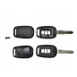 GUSCI PER CHIAVI NERO 3 CON VITE E NO TASTI IN GOMMA HU46 CHEVROLET CAPTIVA 2007 2012