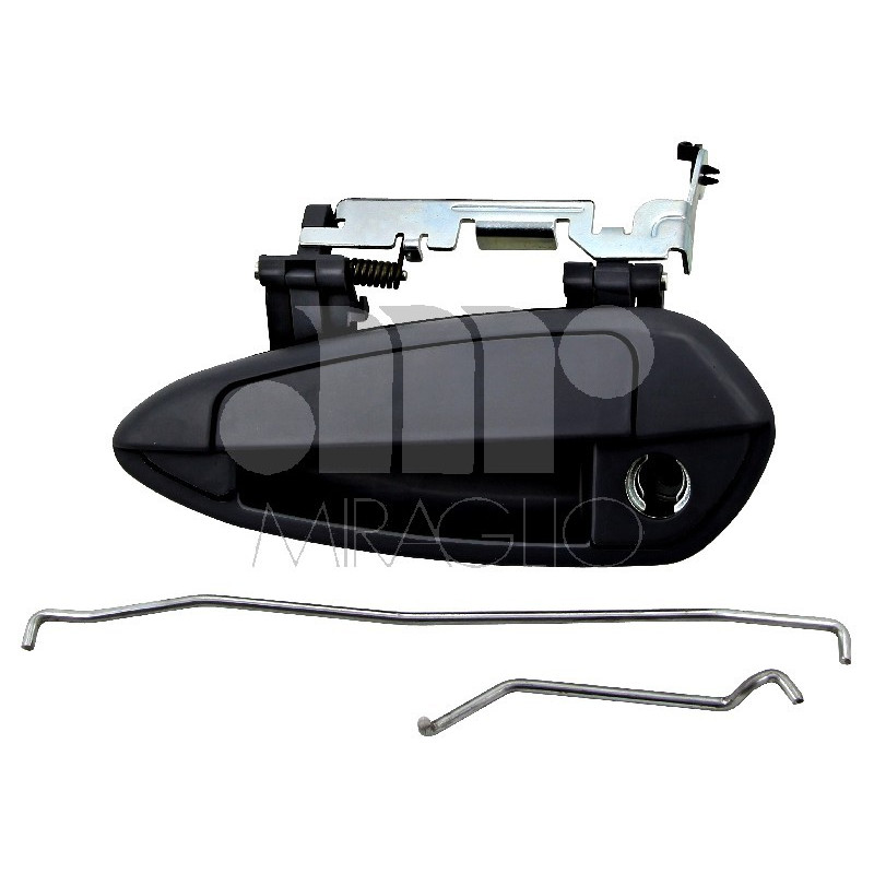 MANIGLIA PORTA EST SENZA BLOCCHETTO IN PLASTICA NERO ANT SX FIAT GRANDE PUNTO (199) 2005 2012 OEM 735470908