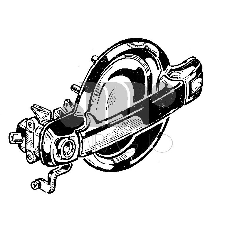 MANIGLIA PORTA EST SENZA BLOCCHETTO ANT DX FIAT DOBLO (119/223) 2001 2005 OEM 735309959