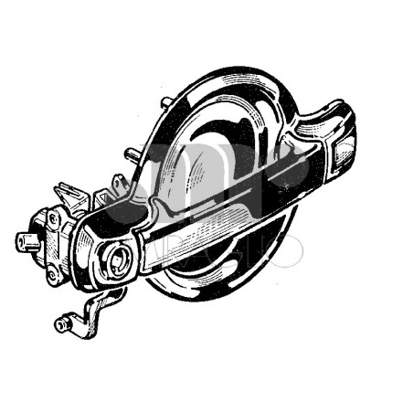 MANIGLIA PORTA EST SENZA BLOCCHETTO ANT DX FIAT DOBLO (119/223) 2001 2005 OEM 735309959
