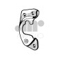 SCONTRO ANT DX FIAT 500 F / L / R 1965 1975 OEM 4177393