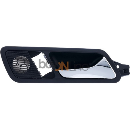 MANIGLIA APRIPORTA INTERNA NERA C/LEVA CROMATA POST DX VOLKSWAGEN PASSAT (3C2/3C5) 2005 2011 OEM 3C4839114AATDZ