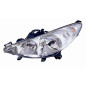 FARO FANALE PROIETTORE SX H7,H1 SENZA FENDINEBBIA CROMATA PEUGEOT 207 (WD/WA/WC) 2006 2014 OEM 620895