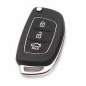 GUSCI PER CHIAVI NERO CON BORDO CROMATO 3 TOY49 HYUNDAI i30 (FD) 2007 2012