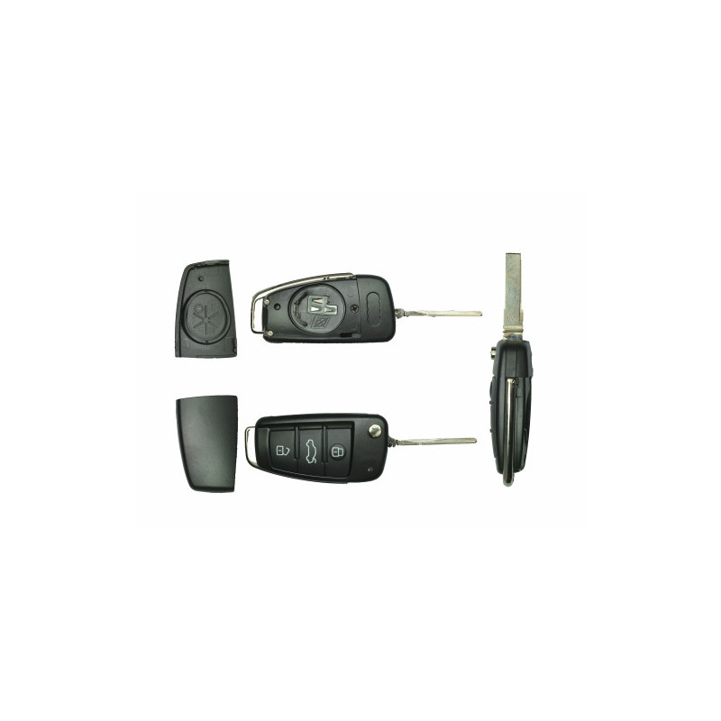 GUSCI PER CHIAVI NERO 3 INCAVO AUDI HU66 AUDI A2 (8Z0) 2000 2005