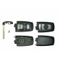GUSCI PER CHIAVI NERO CON TASTI ARGENTO 4 NUOVO STILE DI EMERGENZA BMW SERIES 5 (E60/E61) 2003 2010
