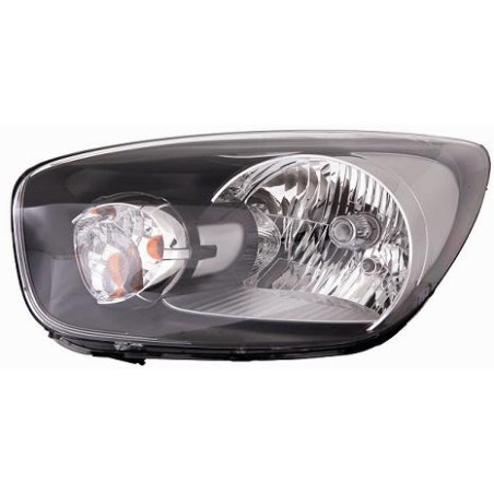 FARO FANALE PROIETTORE DX H4 NERA ELETTRICA KIA PICANTO (TA) 2011 2015 OEM 921021Y011