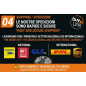 PARAURTI ANT 3/5 CHEVROLET AVEO H/B-L/B 2008 2012 OEM 96808139