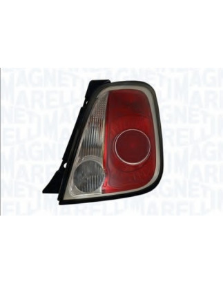 FANALE P/DX FIAT 500 07/07 BORDO NERO