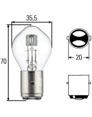 LAMPADINA 12-45/40