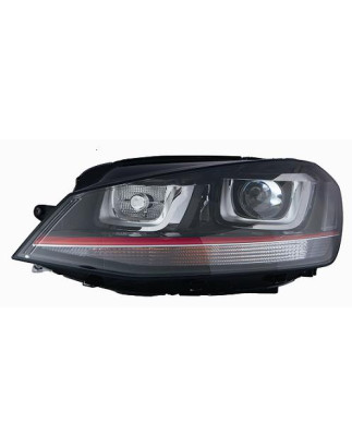 FARO FANALE PROIETTORE DX XENON NERA LED VOLKSWAGEN GOLF VII (5G1) 2013 2016 OEM 5G1941040A