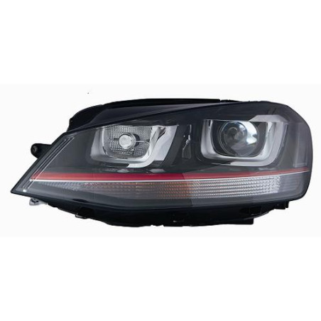 FARO FANALE PROIETTORE DX XENON NERA LED VOLKSWAGEN GOLF VII (5G1) 2013 2016 OEM 5G1941040A
