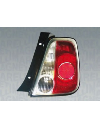 FANALE P/DX FIAT 500 07/07  BORDO BIANCO