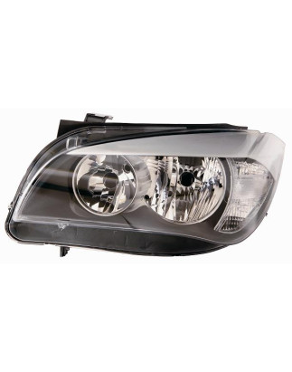 FARO FANALE PROIETTORE SX 2H7 NERA BMW X1 (E84) 2009 2013 OEM 63112990001
