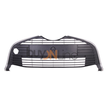 GRIGLIE PARAURTI ANT CENTRALE NERA CROMATA TOYOTA YARIS III (P13) 2014 2017 OEM 531020D040
