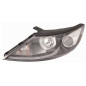 FARO FANALE PROIETTORE SX H7,H7 LED NERA LED ELETTRICA KIA SPORTAGE (SL) 2010 2014 OEM 921013W121