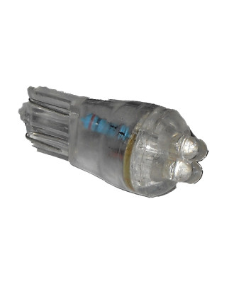 LAMPADA LED ATTACCO T10 W5W TUTTOVETRO CRUSCOTTO/DIREZIONE 4 LED COLORE BIANCO