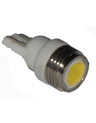 LAMPADA LED ATTACCO T10 W5W 1,5W TUTTOVETRO CRUSCOTTO/DIREZIONE 1 LED COLORE BIANCO
