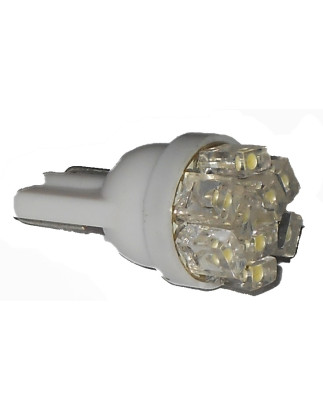 LAMPADA LED ATTACCO T10 W5W TUTTOVETRO CRUSCOTTO/DIREZIONE 9 LED COLORE BIANCO