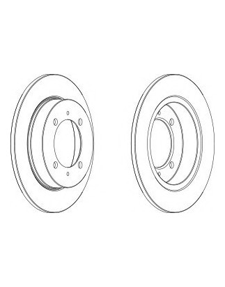 DISCO FRENO POST VOLVO S40 / V40 ALL MODELS 96 -