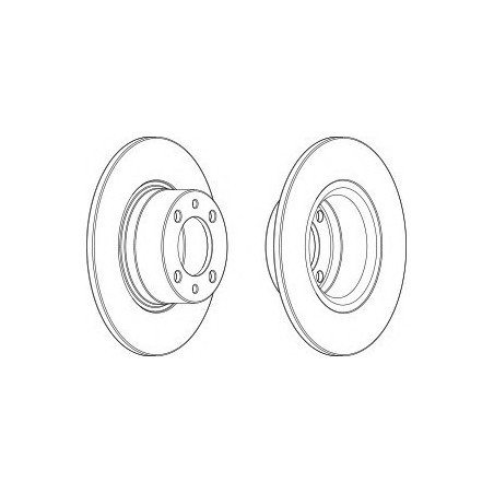 DISCO FRENO ANT MERCEDES A CLASS 1.6 (VENTED)98 -
