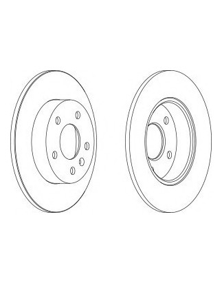 DISCO FRENO POST OPEL ASTRA