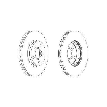 "DISCO FRENO ANT FORD FOCUS C - MAX, MK2 15"" + 16"", VOLVO S40 (II), V5015"""