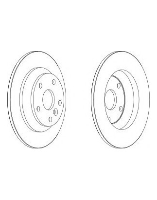 DISCO FRENO POST FORD GALAXI III 07- ALL MODELS, S-MAX ALL MODELS, MONDEO 07-