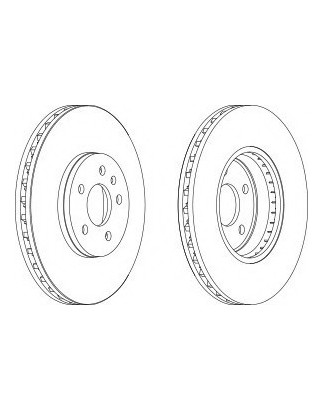 DISCO FRENO ANT AUDI A4, A5 PR 1LA