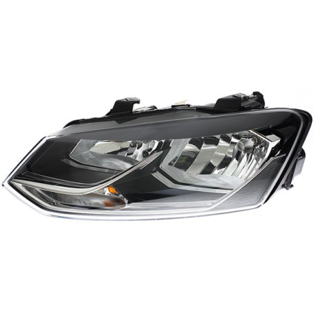 FARO SX 2H7 C/MOTOR ELETT VW POLO 01/14 PARAB NERA