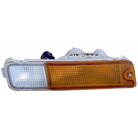 FANALE ANT DX BIANCO/ARANCIO SENZA PARAURTI MITSUBISHI P/U L200 (K7T/K6T/K5T) 1997 1999 OEM MR109134