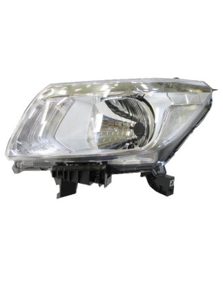 FARO FANALE PROIETTORE SX H4 CROMATA ELETTRICA NISSAN P/U NAVARA NP300 2WD-4WD (D23) 2015 2025 OEM 260604KJ2A