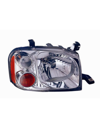 FARO FANALE PROIETTORE DX H4 CROMATA ELETTRICA NISSAN P/U NAVARA 2WD-4WD (D22) 2001 2010 OEM 260102TV2A