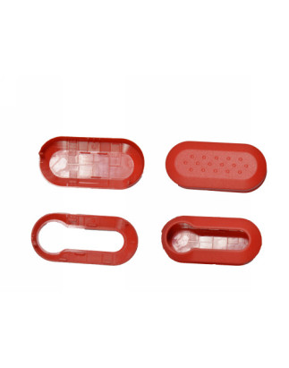 GUSCI PER CHIAVI ROSSO 0 FIAT 500 (312) 2007 2015