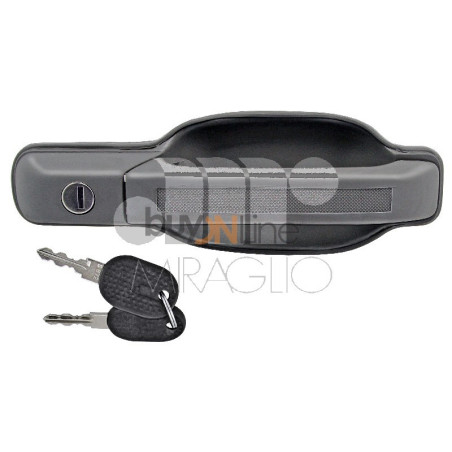 MANIGLIA PORTA EST GRIGIO CHIARO LATERALE/POST DX IVECO DAILY 1990 2000 OEM 93927792