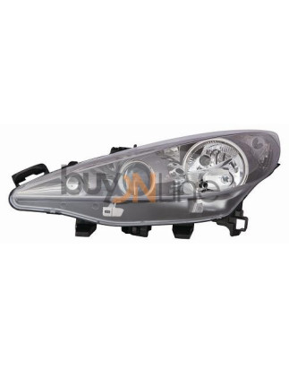 FARO FANALE PROIETTORE DX 2H7,H1 NERA PEUGEOT 207 (WD/WA/WC) 2006 2014 OEM 6206H4