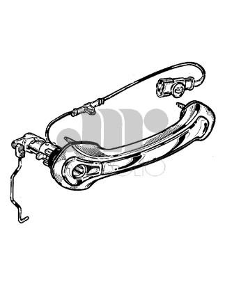 MANIGLIA PORTA EST SENZA BLOCCHETTO ANT DX LANCIA THESIS 2002  OEM 156031187