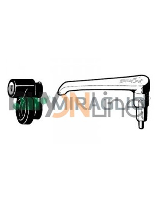 MANIGLIA PORTA EST CON BLOCCHETTO POST FIAT FIORINO (146) 1988 1991