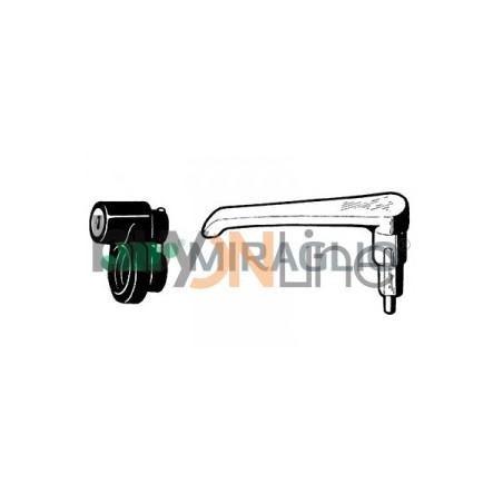 MANIGLIA PORTA EST CON BLOCCHETTO POST FIAT FIORINO (146) 1988 1991