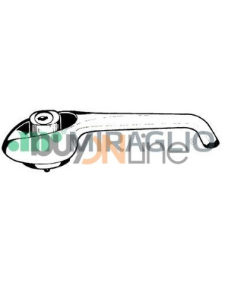 MANIGLIA PORTA EST IN ALLUMINIO SENZA CHIAVE ANT DX/SX FIAT DUCATO I (290) 1989 1994 OEM 7696107