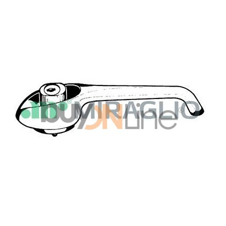 MANIGLIA PORTA EST IN ALLUMINIO SENZA CHIAVE ANT DX/SX FIAT DUCATO I (290) 1989 1994 OEM 7696107