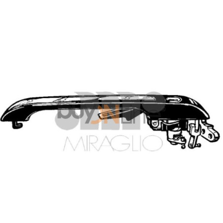 MANIGLIA PORTA EST SENZA CHIAVE POST SX AUDI 100 (443/444/445/446) 1982 1990 OEM 443839205B