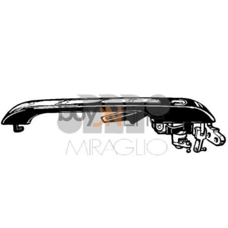 MANIGLIA PORTA EST ANT SX AUDI 80 (8C2/8C5) 1991 1994 OEM 813837205C