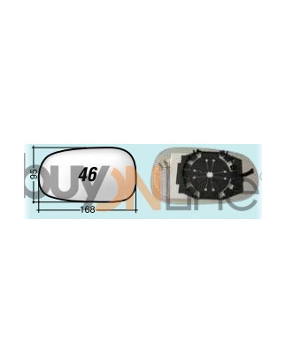 VETRO CON PIASTRA DX AZZURRATO LANCIA LYBRA (839) 1999 2005