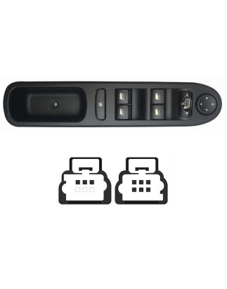 PULSANTIERA ALZACRIST. SX 9 4 CITROEN C5 (DE/DC) 2001 2004 OEM 6554KT