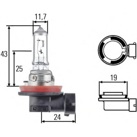 H11 12V 55W STANDARD
